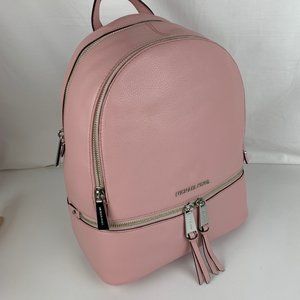 New Michael Kors Rhea Medium Leather Backpack